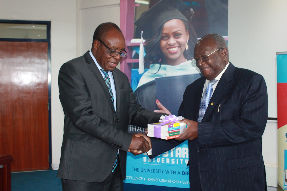 East African Educational Publishers Donates Books to Daystar University